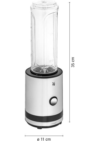 Kitchenminis Çelik Smoothie To Go Gümüş Blender 300 W fırsatları