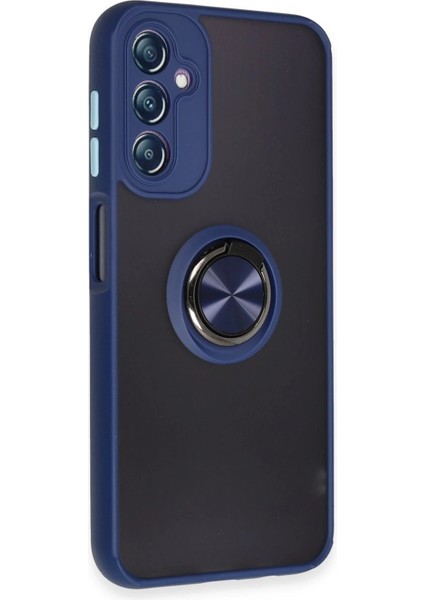 Samsung Galaxy A14 4g Kılıf Montreal Yüzüklü Silikon Kapak - Lacivert - A9894-2862 fiyatları