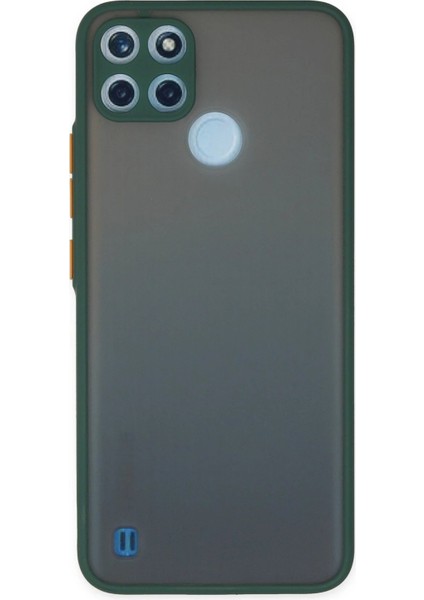 Realme C21Y Kılıf Montreal Silikon Kapak - Yeşil - A8087-5043