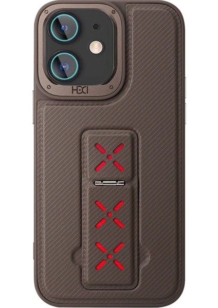 iPhone 11 HBC-248 Lima Standlı Kapak - Titan Gri