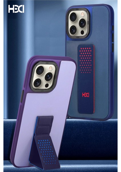 iPhone 14 Pro HBC-239 Colombo Standlı Kapak - Kahverengi modelleri