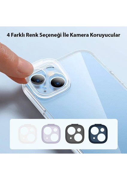 Baseus Illusion Series iPhone 14 Plus 6.7 Silikon Kılıf + Tempered Ekran Koruyucu - A2019-8541 modelleri