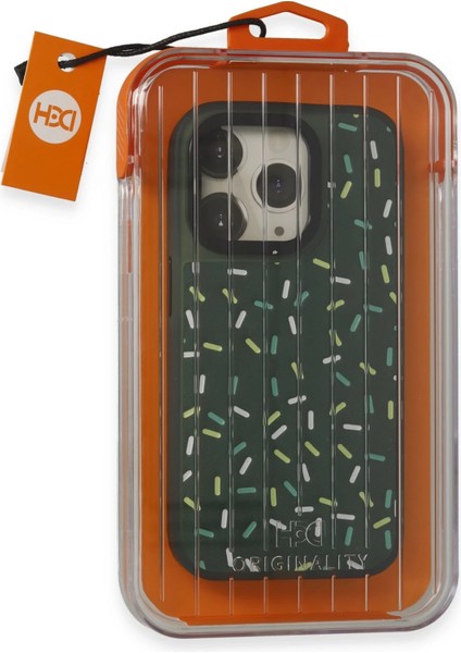 iPhone 14 Pro Max Kılıf HBC-222 Bern Kapak - Koyu Yeşil fiyatları