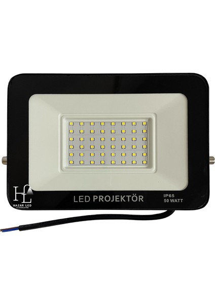 12-24 Volt 50 Watt Tablet Projektör Beyaz SMD Led Projektör