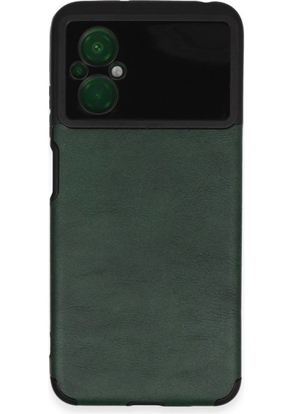 Xiaomi Poco M5 Kılıf Loop Deri Silikon - Yeşil - A8371-3082