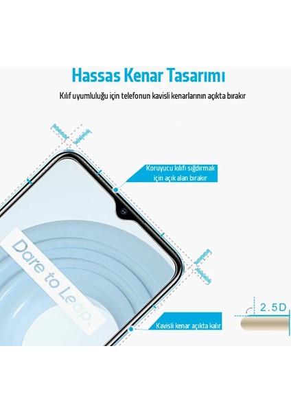 Ally Oppo Realme C21 Tempered Cam Ekran KORUYUCU-(1903) - A3258-7576 fırsatları