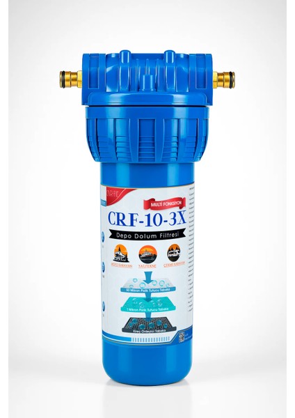 Car Fil Karavan & Tekne Tipi Çok Fonksiyonlu Tortu Ve Kireç Önleyici Depo Dolum Filtresi