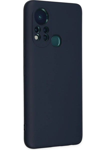 Infinix Hot 11S Kılıf Nano Içi Kadife Silikon - Lacivert - A5192-7914