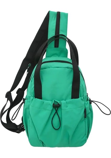 Sırt Çantası, Işe Gidip Gelen Erkekler ve Kadınlar Için, Açık Hava Sporu Çapraz Çanta, Büyük Kapasiteli Bisiklet Sırt Çantası Rengi: Yeşil (Yurt Dışından)