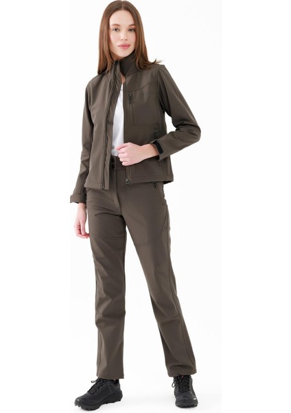 Sambra Kadın Thermofine Ceket Haki Renkli Su Geçirmez Özellikli Outdoor Giyim indirimleri