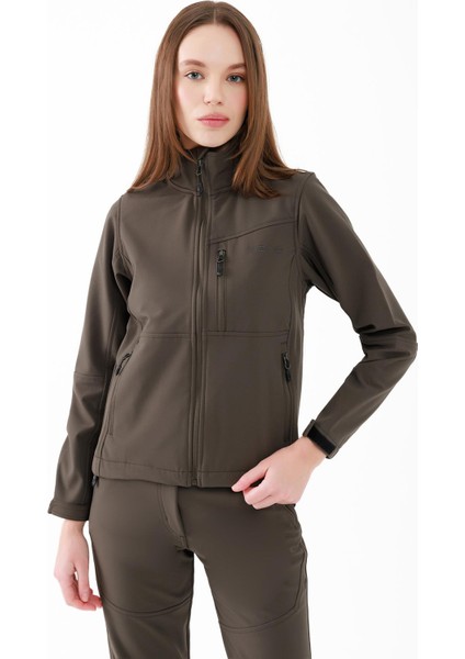 Sambra Kadın Thermofine Ceket Haki Renkli Su Geçirmez Özellikli Outdoor Giyim