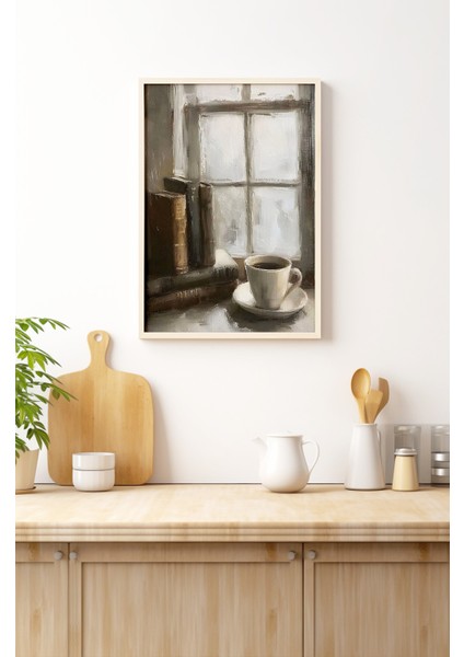 Ahşap Çerçeveli Mdf Tek Tablo Mutfak Dekoru Tablo (Kendi Tablo Setinizi Oluşturacağınız Liste) 23 x 32 Çerçeveli 1063