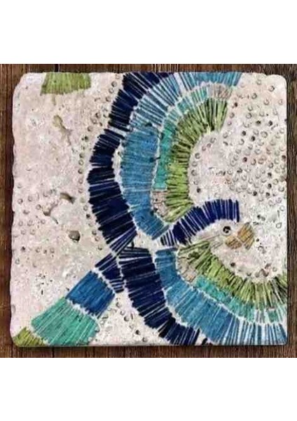 4lü Bardak Altlığı Doğal Taş Baskılı fiyatları