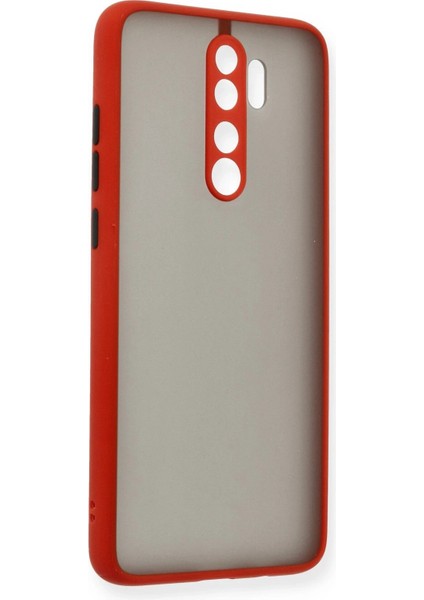 Xiaomi Redmi Note 8 Pro Kılıf Montreal Silikon Kapak - Kırmızı - A8237-6117