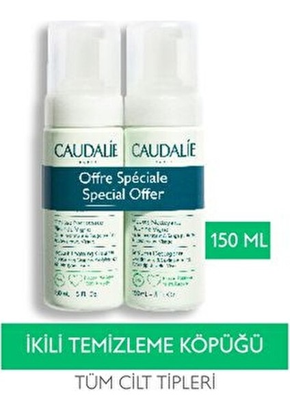 Vinoclean Köpük Temizleyici Arındırıcı Etki 150 ml 2'li Tüm Cilt Tipleri İçin fiyatları