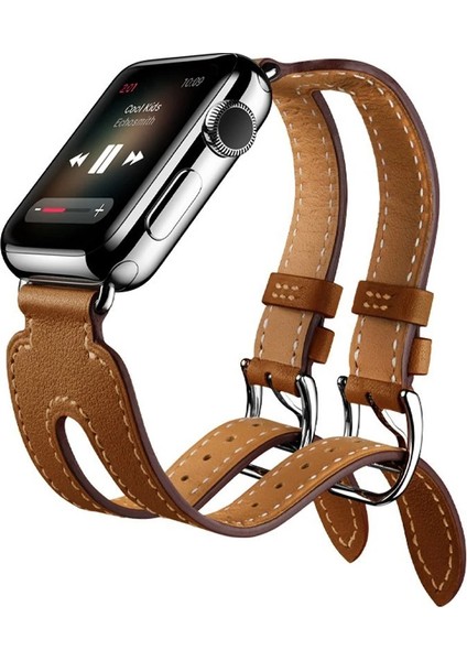 Ally Apple Watch 7-8 41MM 6-5-4 40MM Çift Kayış Kordon Kayış 3-2-1 38MM-(1903) - A1189-1973 fiyatları