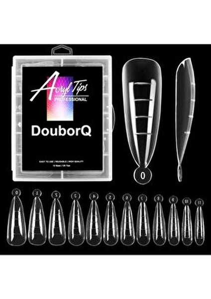 Stiletto Poly Gel Tırnak Kalıpları 120 Adet Şekil ve Kullanım Kolaylığı modelleri