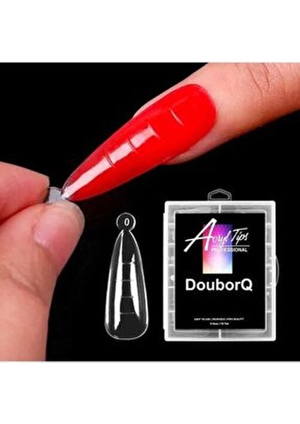 Stiletto Poly Gel Tırnak Kalıpları 120 Adet Şekil ve Kullanım Kolaylığı