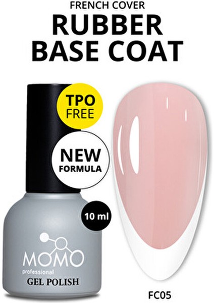 French Cover Rubber Base Coat FC05 Simli ve Simsiz 10 ml Kaliteli Tırnak Bakımı fırsatları