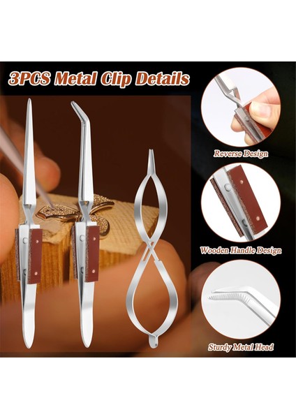 7 Adet Takı Lehimleme Kiti 2 Petek Lehim Bloğu 1 Bakır Maşa 2 Lehimleme Cımbız 1 Metal Klips 1 Depolama Torbası (Yurt Dışından) fırsatları