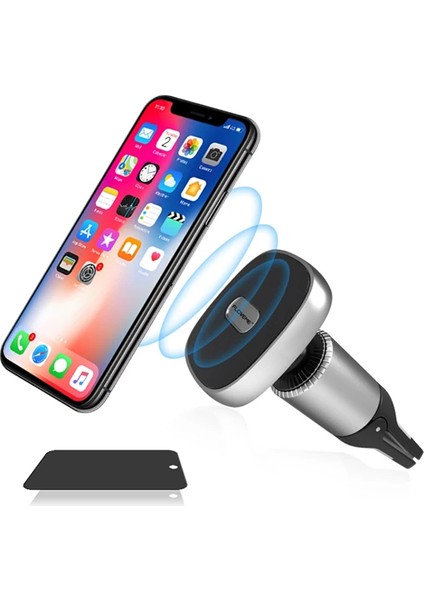 Floveme Güçlü Mıknatıslı 360 Döner Universal Araç Havalandırma Telefon Tutu - A9462-7667