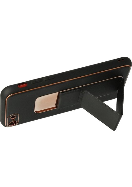 iPhone 7 Kılıf Coco Deri Standlı Kapak - Siyah - A4030-2899 modelleri