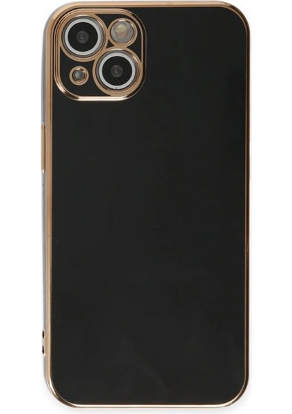 iPhone 15 Kılıf Volet Silikon - Siyah - A2452-2501