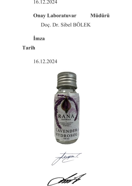 %100 Saf Lavanta Suyu – Organik Lavandula Angustifolia Hidrosol – Yatıştırıcı & Tonik Etkili – 50 ml -100 ml – Rana Naturals fırsatları