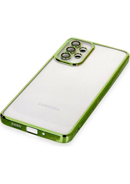 Samsung Galaxy A73 5g Kılıf Lensli Silikon - Yeşil - A9371-5837 fırsatları