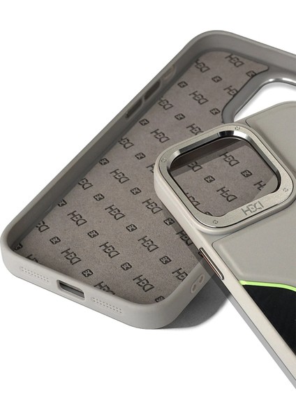 iPhone 14 Pro Max HBC-264 Lambor Karbon Fiber Sport Kapak - Titan Gri fırsatları