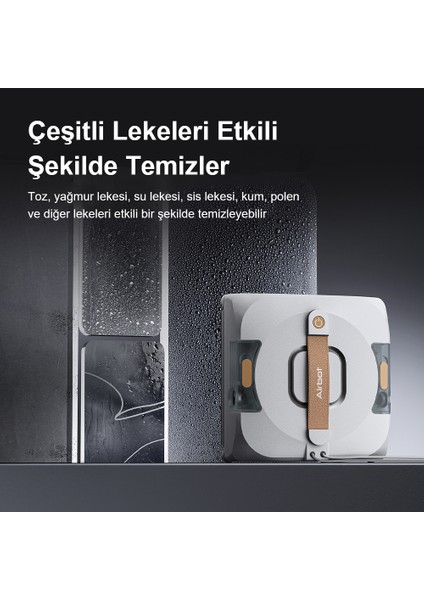 W3 Cam Temizleme Robotu 11000PA Emiş Gücü–çift Nozul Ultrasonik Püskürtme,akıllı Yol Planlama,kenar Algılama Teknolojisi, Ups 20 Dakika,4 Temizlik Modu,mihome Kontrol fiyatları