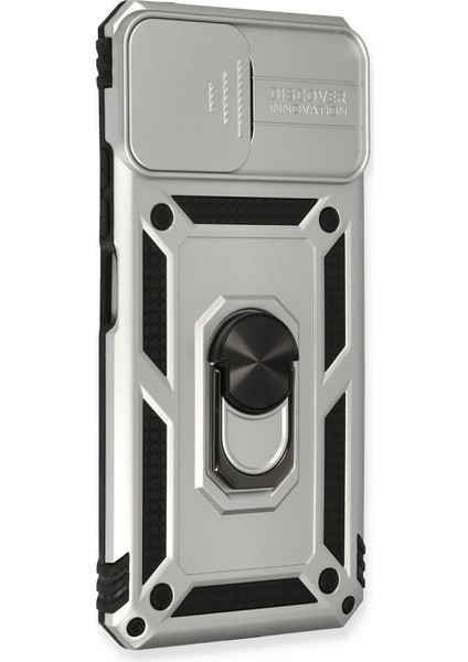 Xiaomi Mi 11 Lite Kılıf Pars Lens Yüzüklü Silikon - Gümüş - A6843-7478 fiyatları