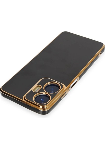 Realme C55 Kılıf Volet Silikon - Siyah - A9631-6798 modelleri