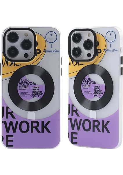 iPhone 13 Pro Kılıf Apollo Magneticsafe Desenli Kapak - Apollo Şeffaf - 6 - A6434-2410