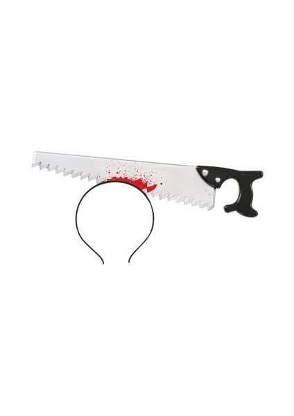Kafaya Saplanmış Halloween Kanlı Testere Şaka Tacı fiyatları