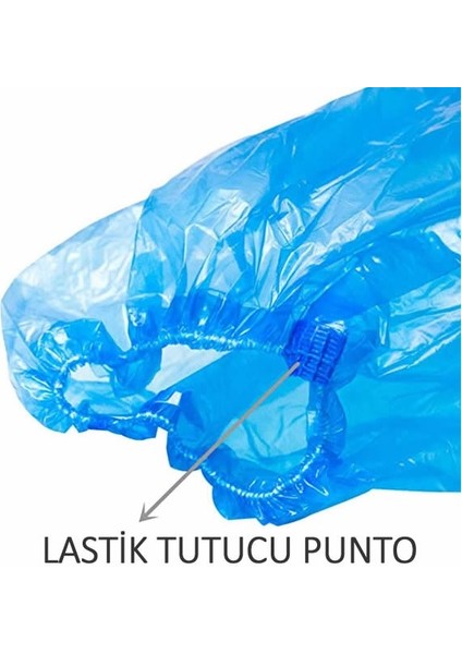 Naylon Kolluk Tek Kullanımlık Mavi 500 Adet indirimleri