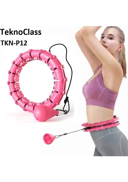 Egzersiz Çemberi Egzersiz Halkası Ağırlıklı Bel Karın Kalça Bölgesi Ayarlanabilir