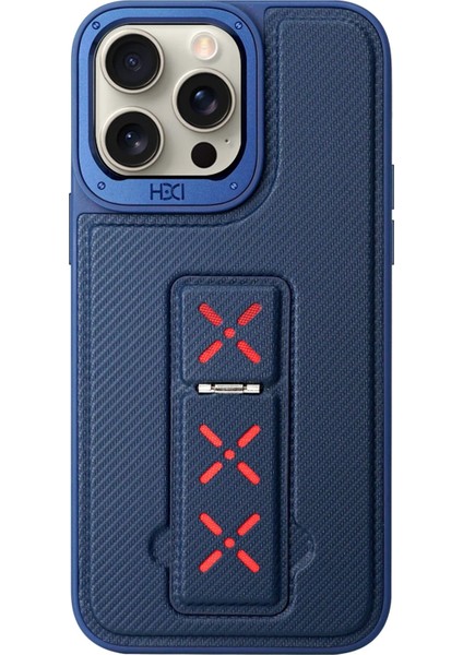 iPhone 14 Pro Max HBC-248 Lima Standlı Kapak - Lacivert