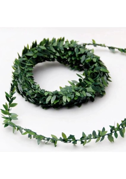 7 Metre Tel Yaprak Doğalgaz Borusu Süsü Şerit Yapay Taç Sarmaşık Çiçek Süs – Yapay Çiçek Dekor