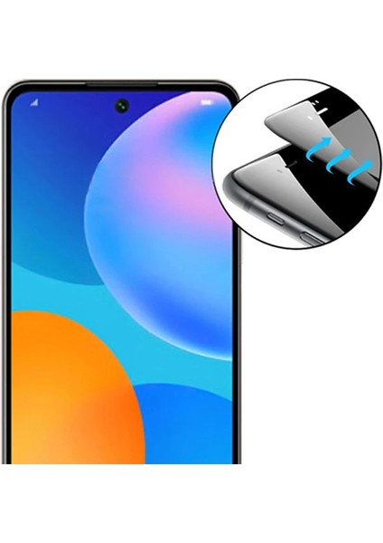 Huawei P Smart 2021 Full Glue Tempered Cam Ekran KORUYUCU-(1903) - A4069-7842 fiyatları