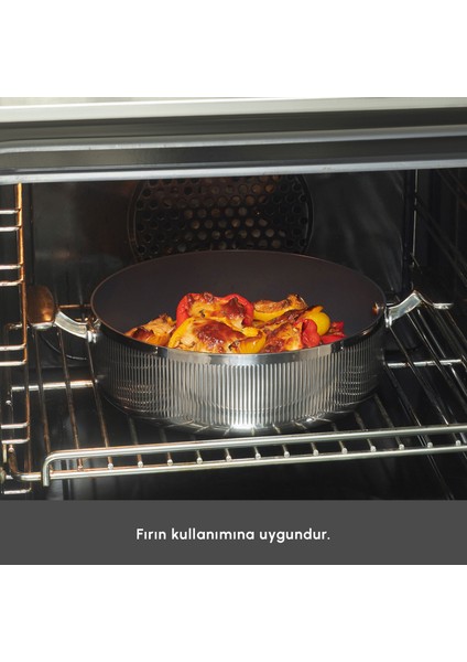 Plasma Steel 316+ 3ply Apollo Indüksiyon Tabanlı 7 Parça Çelik Tencere Seti