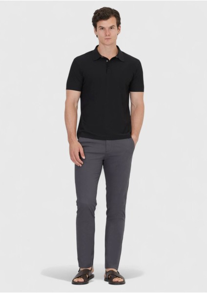 Siyah Düz Polo Yaka T-Shirt fiyatları