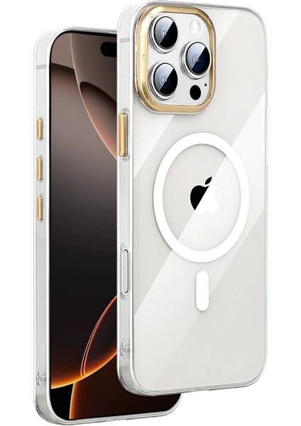 iPhone 16 Pro HBC-306 Aden Pc Magsafe Kapak - Kahverengi indirimleri