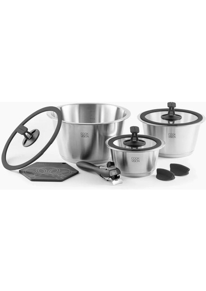 Cookvısıon N1058SET10 10 Parça Tencere Seti