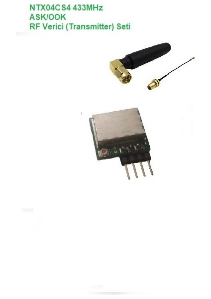 433MHZ Ask/ook Rf Verici Seti (NTX04CS4-SET)