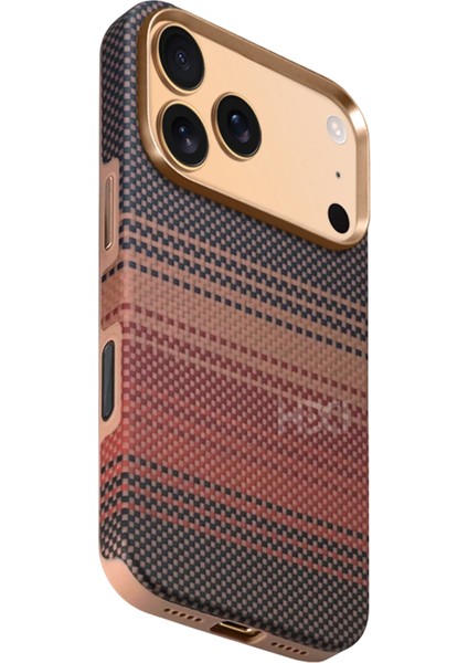 Apple iPhone 17 Pro HBC-377 Kevlar Slim Magsafe Kapak - Gün Batımı fiyatları