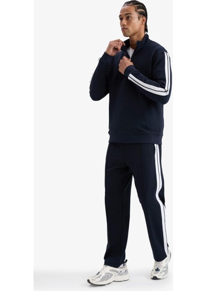 Fit Sporcu Jogger Eşofman Altı Standart Fit Standart Paça Beli Lastikli Cepli D1957AX25AU fırsatları