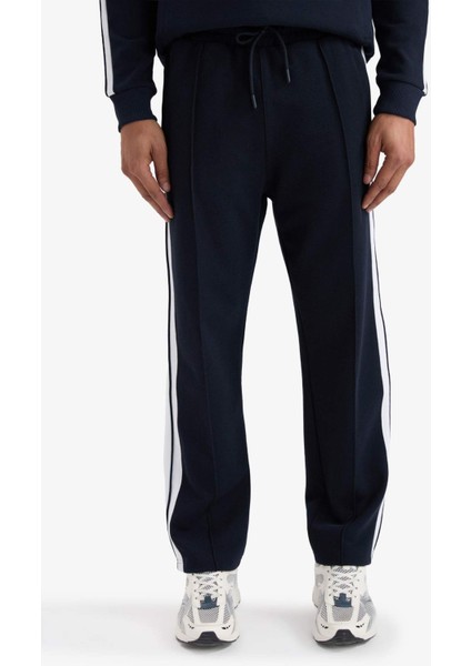 Fit Sporcu Jogger Eşofman Altı Standart Fit Standart Paça Beli Lastikli Cepli D1957AX25AU