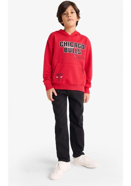 Erkek Çocuk NBA Chicago Bulls Kapüşonlu Sweatshirt F4087A825AU fiyatları