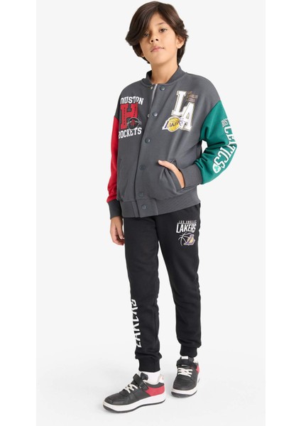 Erkek Çocuk NBA Los Angeles Lakers Beli Lastikli Jogger Eşofman Altı F4088A825AU